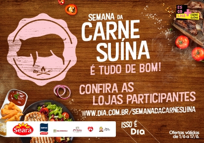 Semana da Carne Suina com Açougue - Dia Supermercados